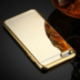 Carcasă protecţie tip oglindă, pentru Apple iPhone 6 Plus / 6S Plus - aurie