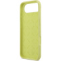 Husă silicon Guess 4G Metal Logo pentru iPhone Air - neon galben