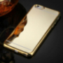 Carcasă protecţie tip oglindă, pentru Apple iPhone 6 Plus / 6S Plus - aurie