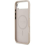 Husă Guess Saffiano cu MagSafe pentru iPhone Air - roz