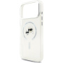 Husa Karl Lagerfeld IML K&CH Heads Metal Frame cu MagSafe pentru iPhone 17 Pro Max - transparentă
