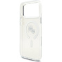 Husa Karl Lagerfeld IML K&CH Heads Metal Frame cu MagSafe pentru iPhone 17 Pro Max - transparentă