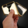 Carcasă protecţie tip oglindă, pentru Apple iPhone 6 Plus / 6S Plus - aurie