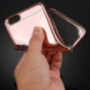 Carcasă protecţie tip oglindă, pentru Apple iPhone 6 Plus / 6S Plus - roz-aurie