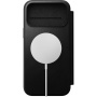 Nomad Modern Leather Folio husă tip carte cu MagSafe pentru iPhone 17 Pro Max - negru