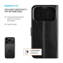 Husă flip FIXED Opus pentru iPhone 17 Pro - negru