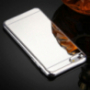 Carcasă protecţie tip oglindă, pentru Apple iPhone 6 Plus / 6S Plus - argintie