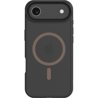 Husă transparentă Tactical Hyperstealth 2.0 cu MagSafe maro pentru iPhone Air - negru