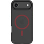 Husă transparentă Tactical Hyperstealth 2.0 cu MagSafe roșu pentru iPhone Air - negru