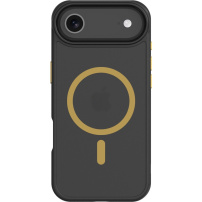 Husă transparentă Tactical Hyperstealth 2.0 cu MagSafe galben pentru iPhone Air - negru