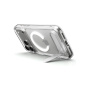 Husă transparentă Spigen Ultra Hybrid S cu suport și MagSafe pentru iPhone 17 Pro - transparent