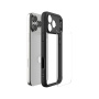 Spigen Ultra Hybrid husă transparentă cu ramă colorată pentru iPhone 17 Pro Max - negru