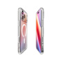 Husă Spigen Ultra Hybrid mată transparentă cu MagSafe alb pentru iPhone 17 Pro - transparent