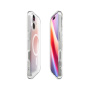 Husă Spigen Ultra Hybrid mată transparentă cu MagSafe alb pentru iPhone 17 - transparent