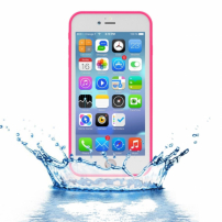 Husă impermeabilă, cu model de diamante, pentru Apple iPhone 8 Plus / 7 Plus - roz
