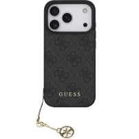 Husă Guess 4G Charms pentru iPhone 17 Pro Max - gri