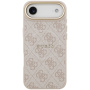 Husă Guess 4G Gold Frame cu MagSafe pentru iPhone Air - roz