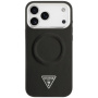 Husă Guess Triangle Logo cu MagSafe pentru iPhone 17 Pro - negru