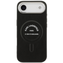 Husa Karl Lagerfeld RSG Logo cu MagSafe pentru iPhone Air - negru