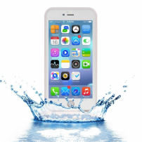 Husă impermeabilă, cu model de diamante, pentru Apple iPhone 8 Plus / 7 Plus - transparentă