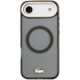 Husă Lacoste Frosted Finish Gold Logo cu MagSafe pentru iPhone Air - gri