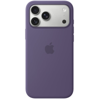 Husă Originală Apple din silicon cu MagSafe pentru iPhone 17 Pro Max - mov cețos