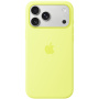 Husă Originală din silicon Apple cu MagSafe pentru iPhone 17 Pro Max - neon galben