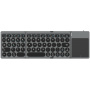 Tastatură Bluetooth wireless pliabilă cu touchpad și suport DUX DUCIS OK Flip - gri