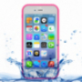 Husă impermeabilă, cu model de diamante, pentru Apple iPhone 8 / 7 - roz