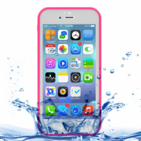 Husă impermeabilă, cu model de diamante, pentru Apple iPhone 8 / 7 - roz