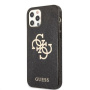 Guess Big 4G Full Glitter husă pentru iPhone 12 Pro Max - negru