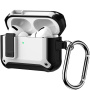 Husă super rezistentă cu carabină pentru AirPods Pro 3 - alb