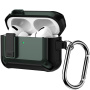 Husă super rezistentă cu carabină pentru AirPods Pro 3 - verde închis