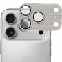 ENKAY sticlă securizată cu ramă șlefuită pentru protecția lentilelor camerei pentru iPhone 17 Pro Max - gri