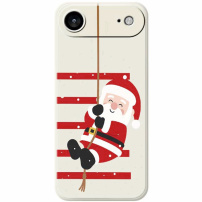 Husă de protecție cu model Moș Crăciun pentru iPhone Air - bej