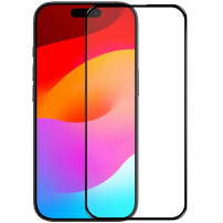 Sticlă securizată 2.5D NORTHJO cu ramă neagră pentru iPhone 17