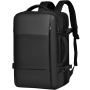 Rucsac de călătorie cu buzunare pentru iPad / MacBook de până la 17" - negru
