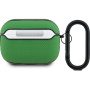 Husă Lacoste Petit Pique Croc Logo Patch cu carabină pentru AirPods Pro 2 - verde