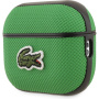 Husă Lacoste Petit Pique Croc Logo Patch cu carabină pentru AirPods Pro 2 - verde