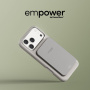 PanzerGlass empower Qi2 Powerbank MagSafe wireless cu port USB-C - 5.000 mAh - gri