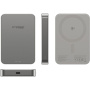 PanzerGlass empower Qi2 Powerbank fără fir MagSafe cu port USB-C - 10.000 mAh - gri