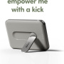 PanzerGlass empower Qi2 Powerbank MagSafe wireless cu suport și port USB-C - 5.000 mAh - gri