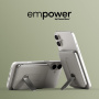 PanzerGlass empower Qi2 Powerbank MagSafe wireless cu suport și port USB-C - 5.000 mAh - gri