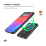 FIXED MagZen 5 Crystal Qi2 încărcător wireless MagSafe powerbank cu port USB-C - 5 000 mAh - negru