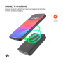 FIXED MagZen 10 Crystal Qi2 Powerbank wireless MagSafe cu port USB-C - 10.000mAh - negru