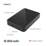 FIXED MagZen 10 Crystal Qi2 Powerbank wireless MagSafe cu port USB-C - 10.000mAh - negru