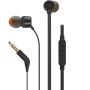 Căști JBL T110 cu conector jack de 3,5 mm - negru