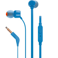 Căști JBL T110 cu conector jack de 3,5 mm - albastru