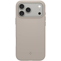 Husă silicon Spigen Silicone Fit cu MagSafe pentru iPhone 17 Pro Max - bej