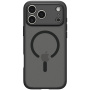 Husă Spigen Ultra Hybrid mat transparentă cu MagSafe pentru iPhone 17 Pro - negru
